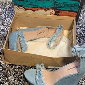 COPY - Beautiful Denim Wedges
